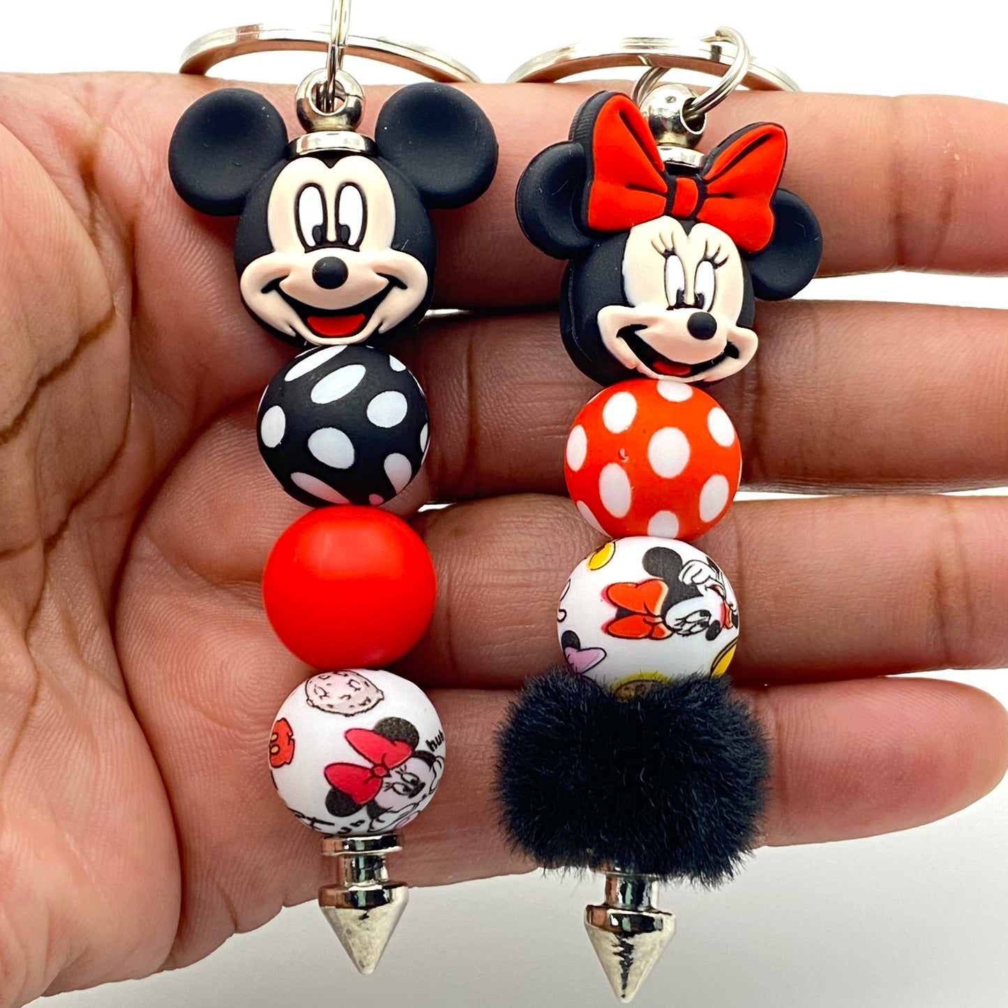 Beaded Bar Keychains
