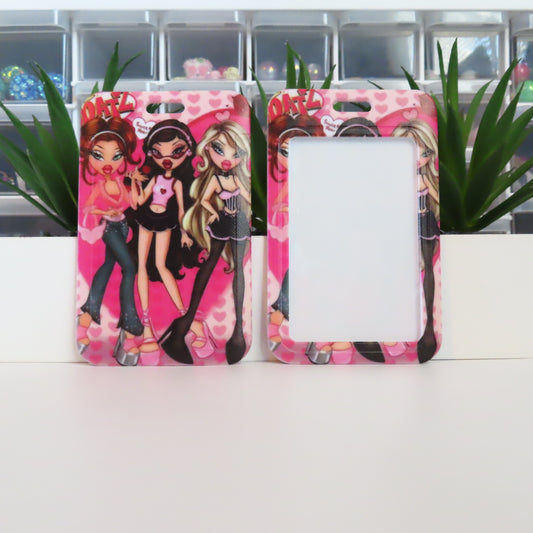 Y2K Style Icon"Girl Squad Badge Holder