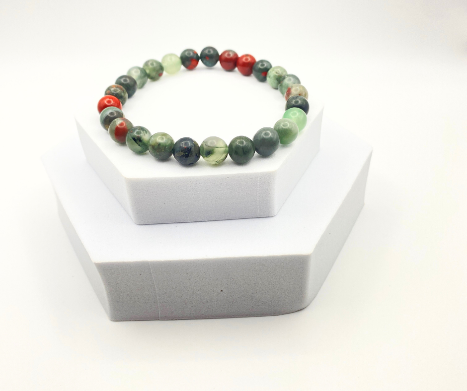 Earth's Heartbeat Bloodstone Bracelet