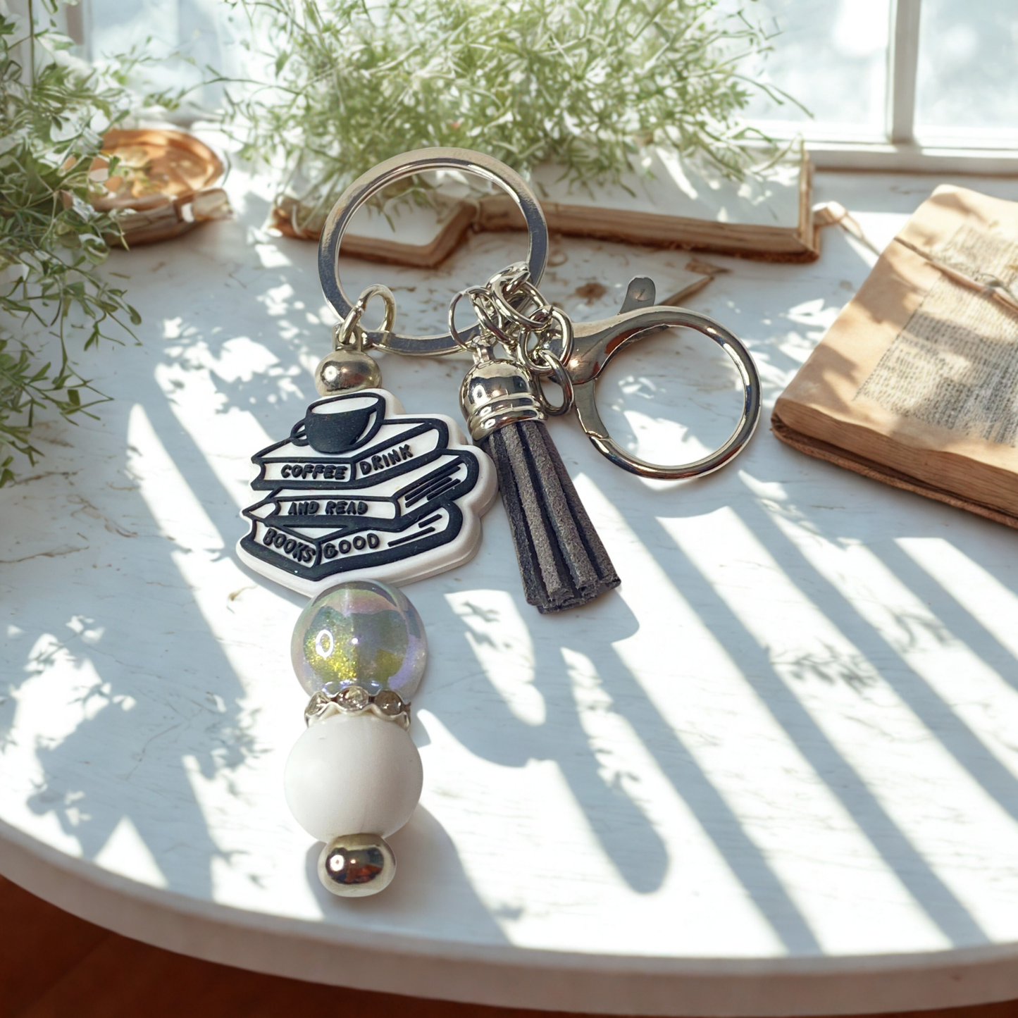 Beaded Bar Keychains