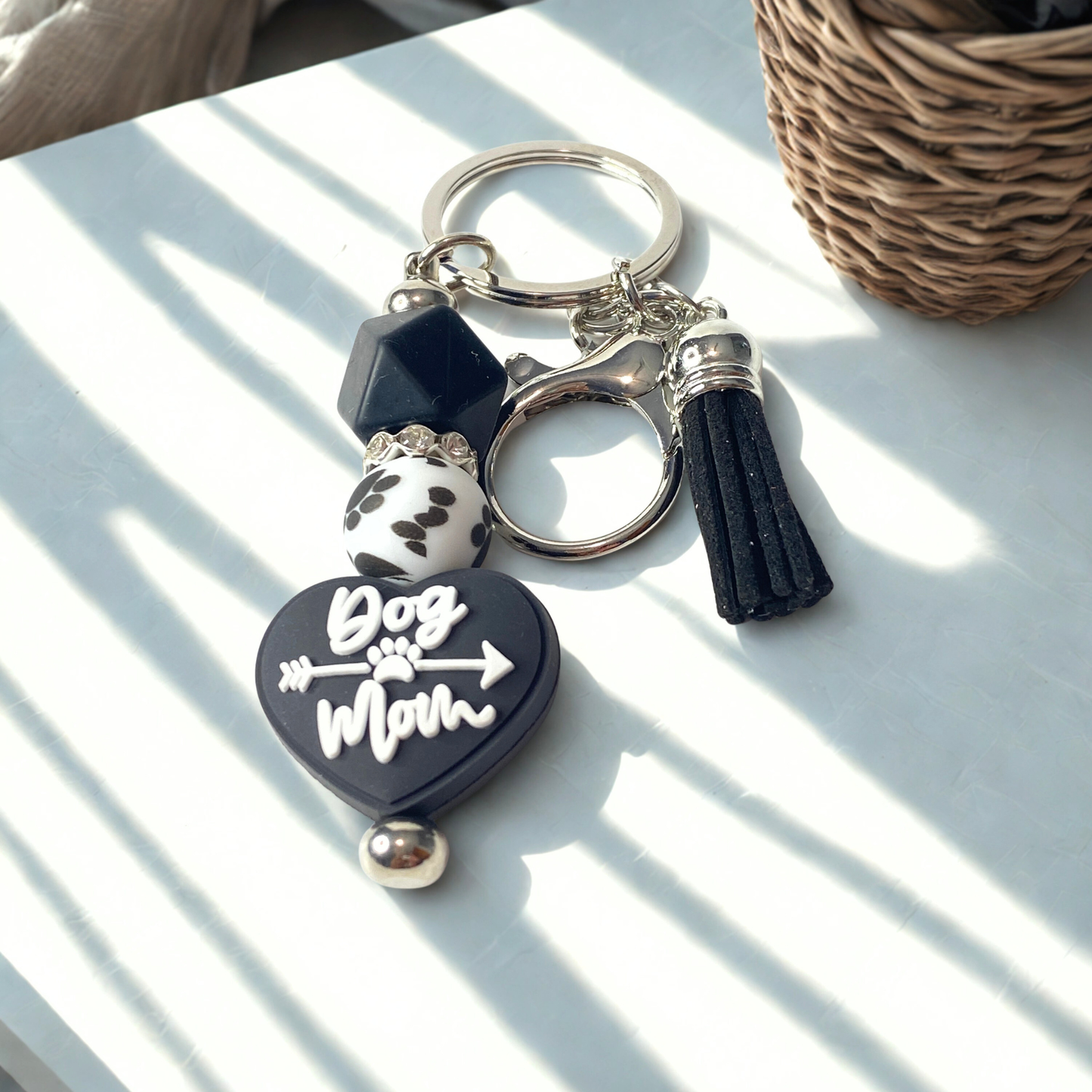 Beaded Bar Keychains