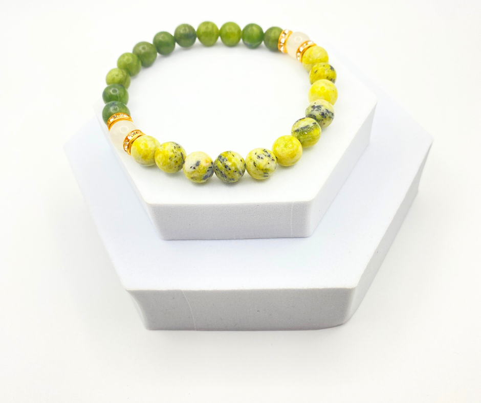 Forest & Moss Green Harmony Bracelet