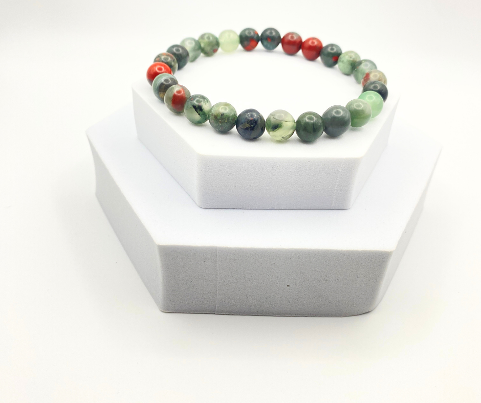 Earth's Heartbeat Bloodstone Bracelet