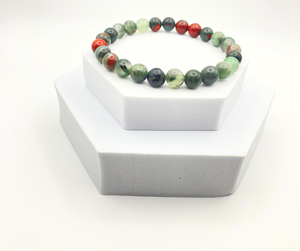 Earth's Heartbeat Bloodstone Bracelet