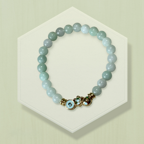 Aqua Jade Blossom Bracelet