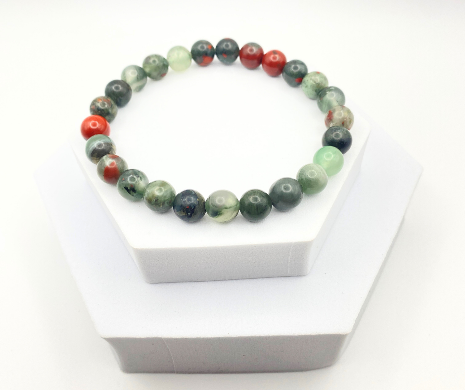 Earth's Heartbeat Bloodstone Bracelet