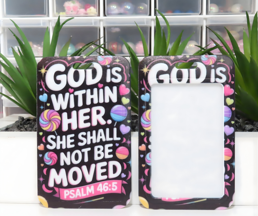 God Is Within Her Badge Holder (Psalm 46:5)
