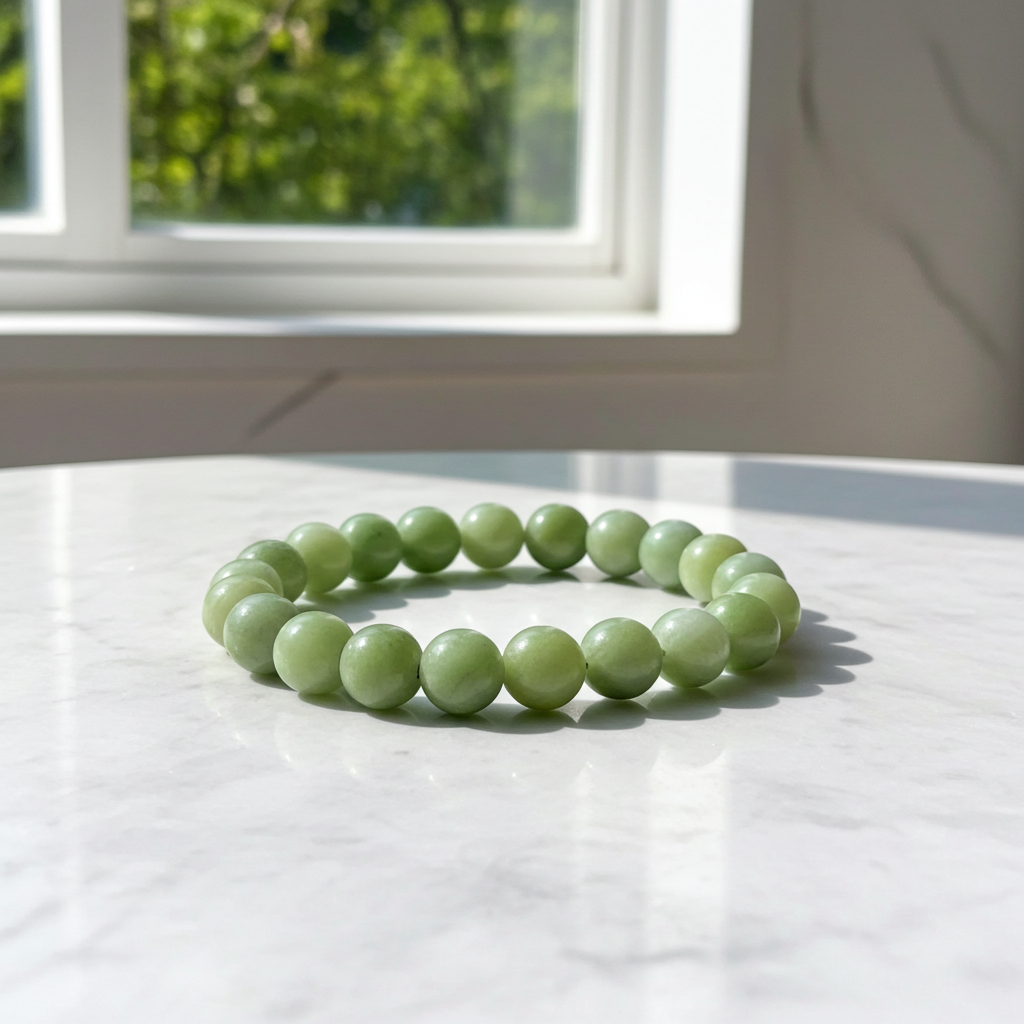 China Jade Bracelet-promoting emotional balance, calm, and overall well-being
