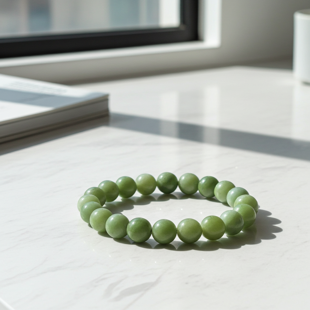 China Jade Bracelet-promoting emotional balance, calm, and overall well-being