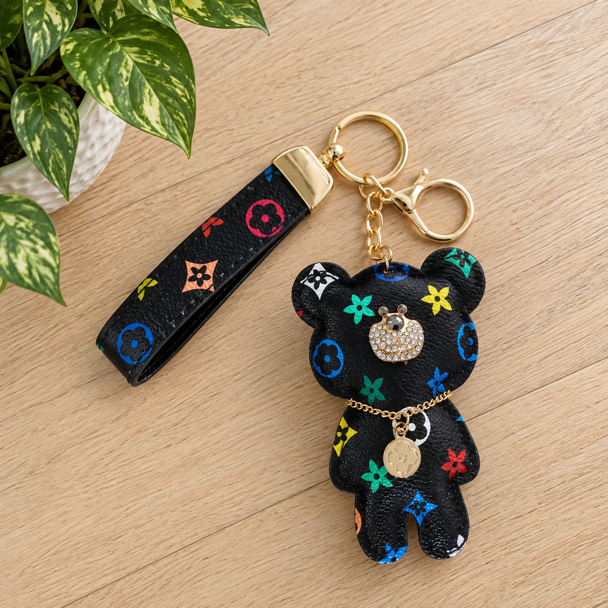 Cute Teddy Bear Keychain & Bag Charm