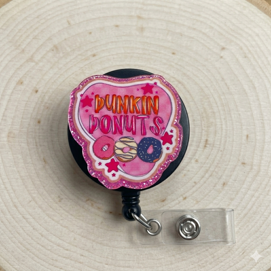 Pink Glaze & Sprinkles Donut Flatback