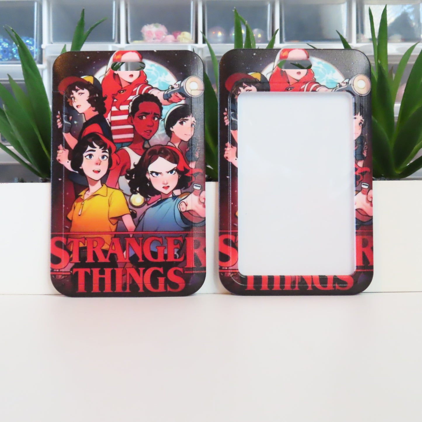 Stranger Things Anime-Style  Badge Holder