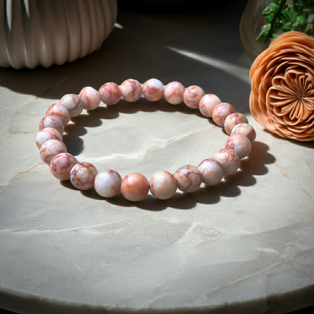 Red Line Jasper Bracelet-increase focus, courage, and perseverance