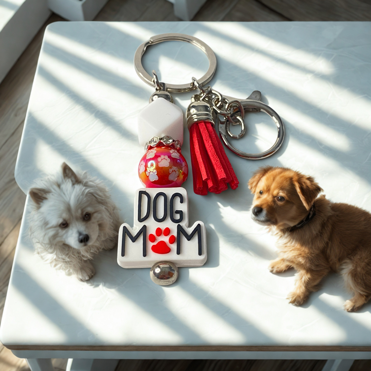 Beaded Bar Keychains