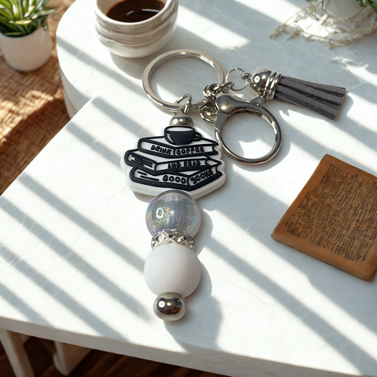 Beaded Bar Keychains